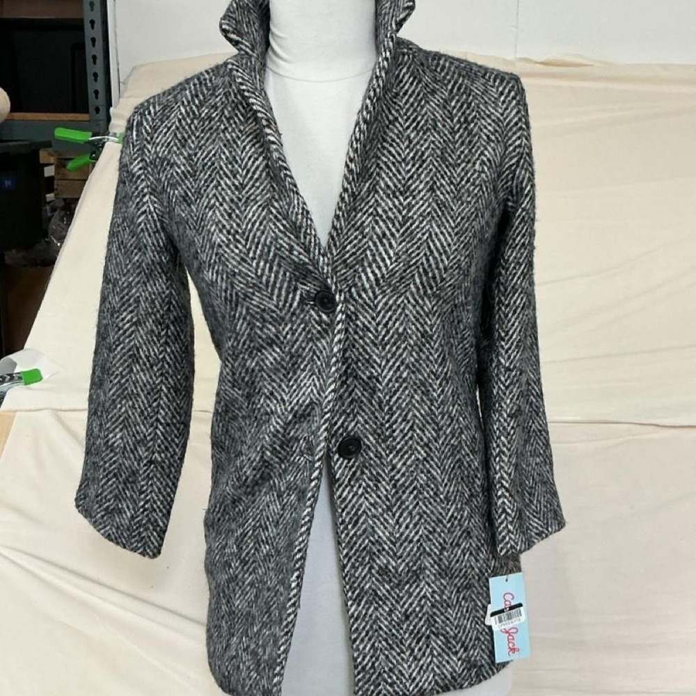 Cat & Jack Herringbone Coat | Girls Size Small | NWT
